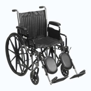 Drive Medical Silver Sport 2 Manual Wheelchair – 18 Inch