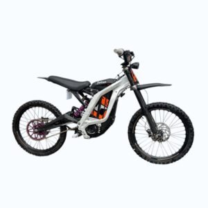 Surron LBX 2023 Electric Dirt Bike – White, Black & Orange Off-Road
