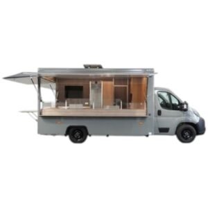 Fiat food truck mobile catering vehicle with service hatch